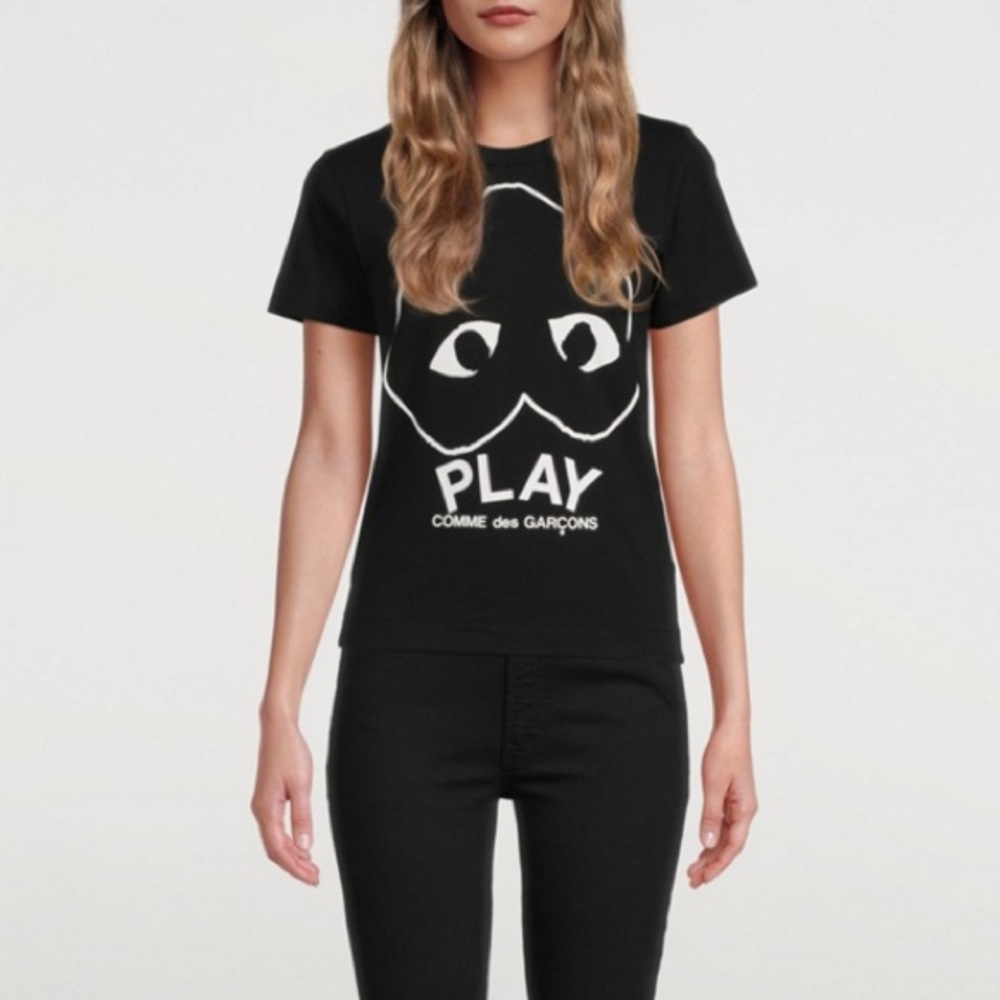 Come Des Garçon Play | Cotton Upside Down Heart T-Shirt